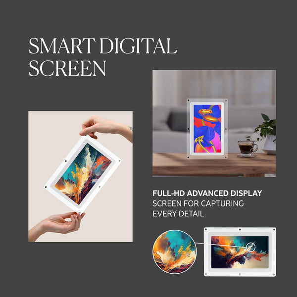Canvia K Digital Art Frame Preloaded with Cezanne Landscapes