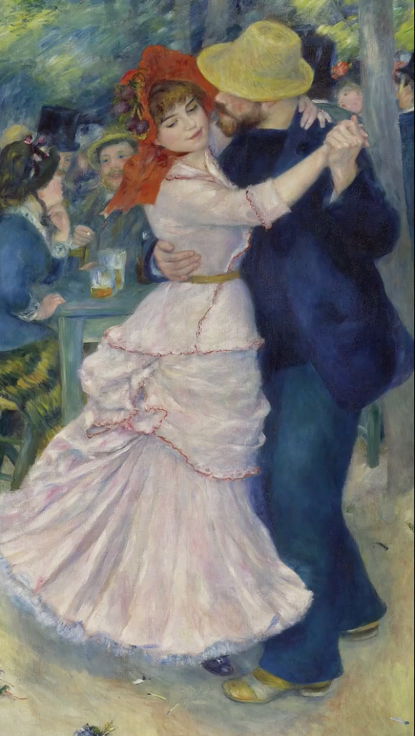 Canvia K Digital Art Frame Preloaded with Impressionism Portraits